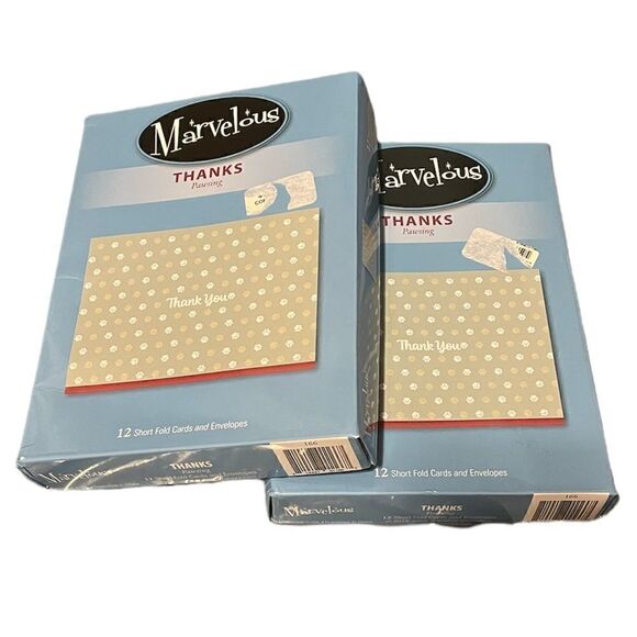 PAW-SOME Thank You Note Cards - Picture 2 of 6